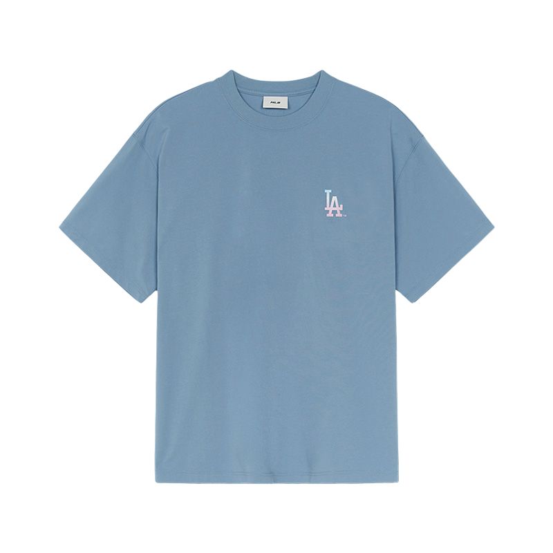 New MLB Los Angeles Dodgers SS25 T Shirt Unisex Light Indigo 3ATSX0453-07INL