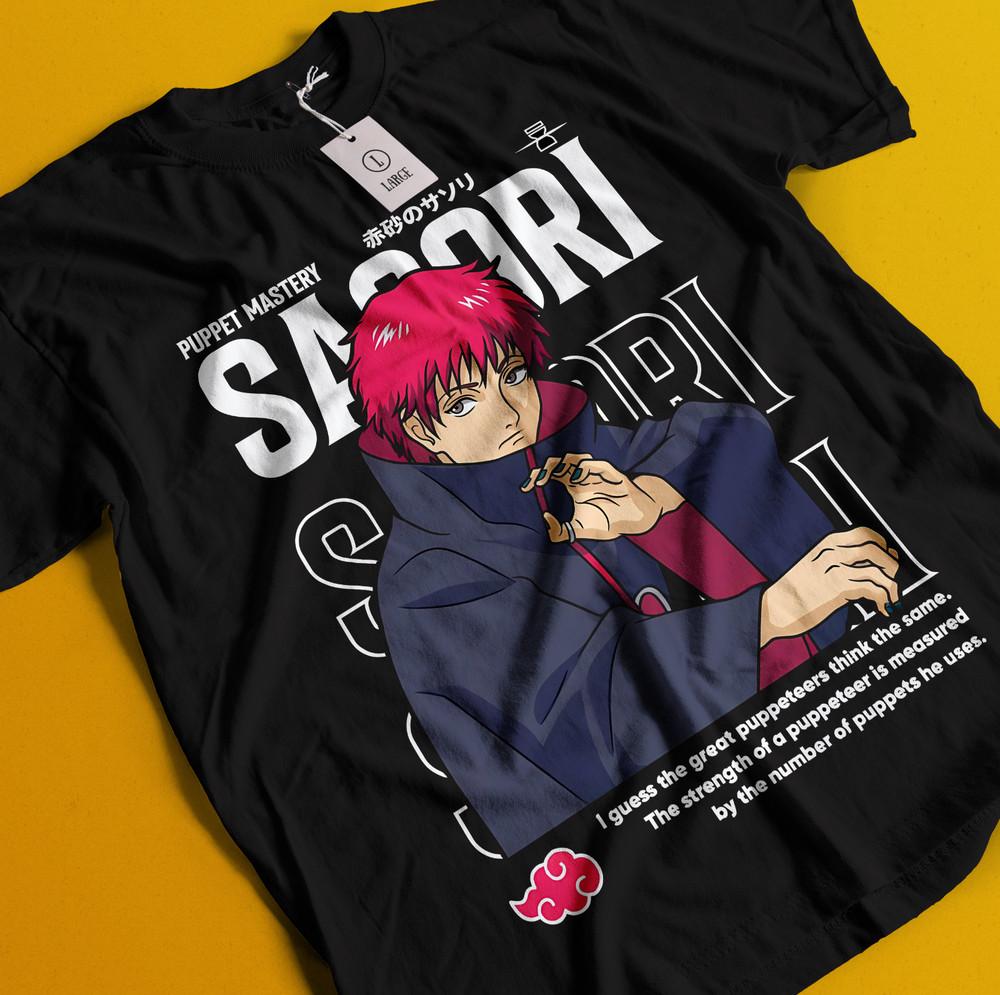 

Сасори Футболка Итачи Футболка Кисаме Футболка Мадара Какаши Наруто Аниме Акацуки S
