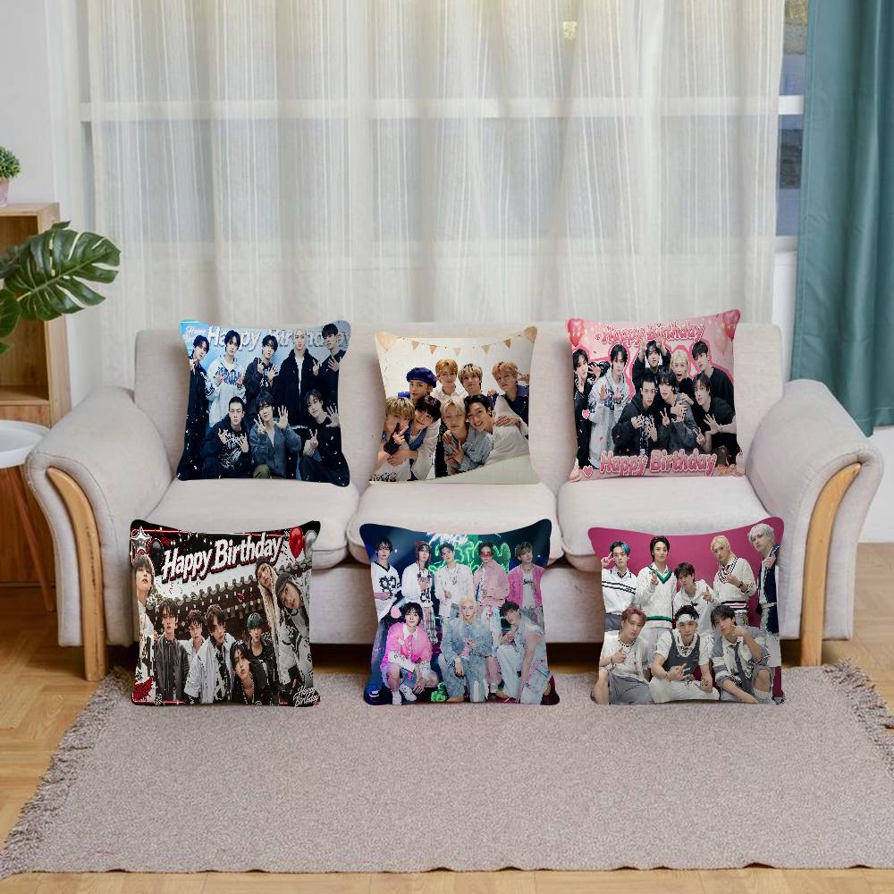 Kpop You Make SStray KKids Stay Decor Room Aesthetics Pillow Case Home Decor Bedroom Sofa Bed Couch Pillow Cover x Fashion