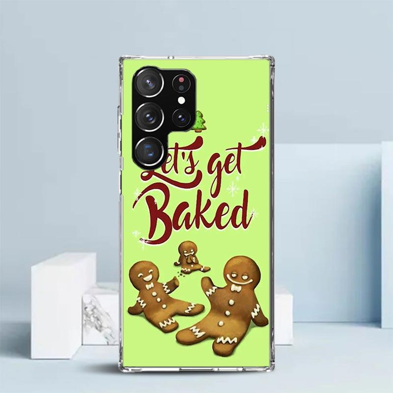 Cute Cartoon Food Poster Phone Case For Samsung Galaxy S24 S25 Edge S26 Ultra S22 S23 Plus S21 + S20 FE Soft TPU Back Cover Gala