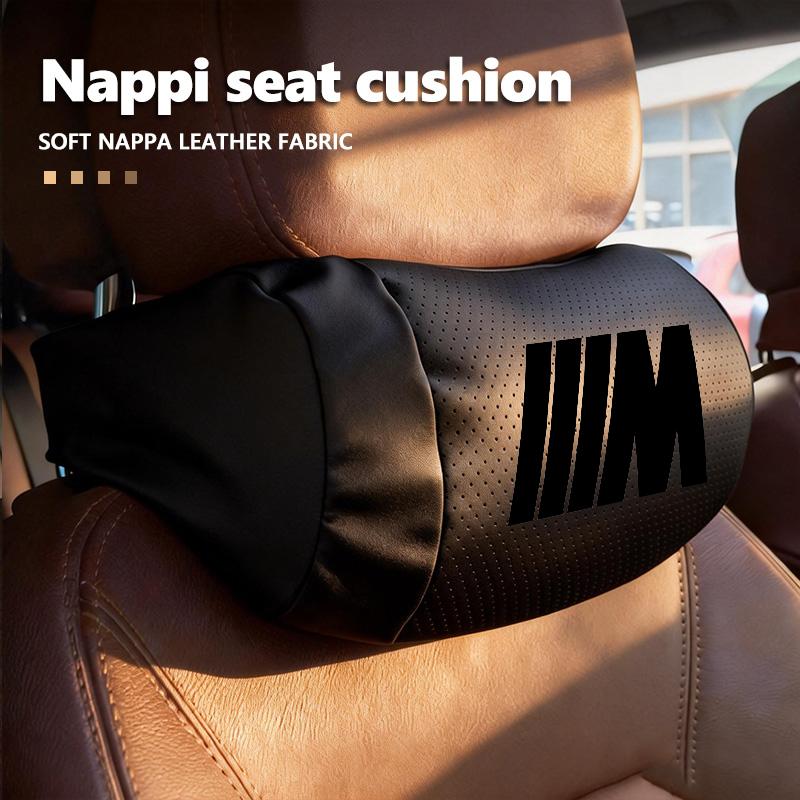 OOYR4 Car Neck Pillow Protector Seat Headrest Soft Neck Cushion Support For BMW X1 X2 X3 X4 X5 X6 F49 F39 F25 G01 F16 G06 G07 F25 F30