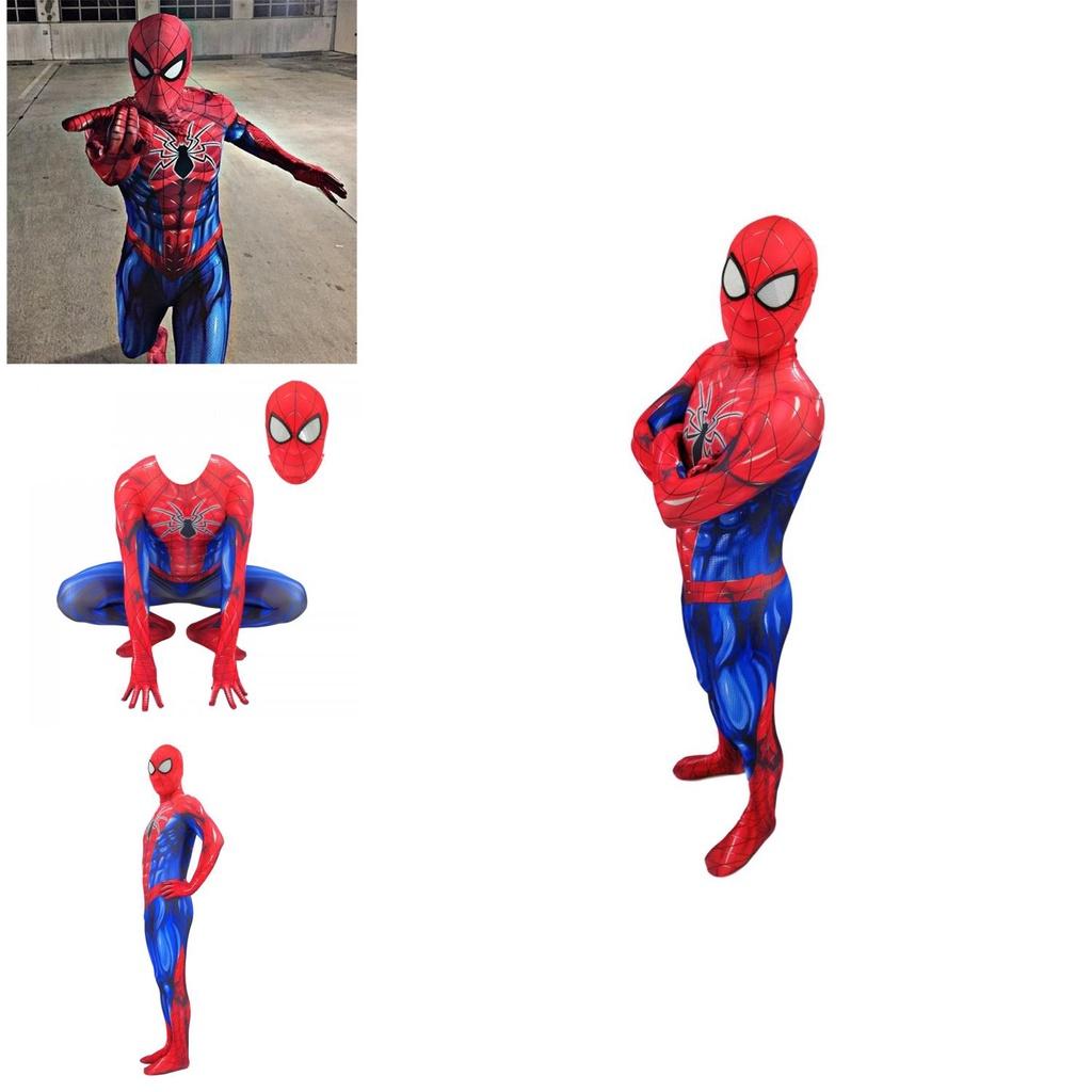 Spider-man Armor Mk Iv Jumpsuit Perfect Stitches Exquisite Workmanship!