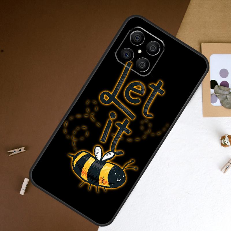 Honeycomb Honey Bee Case For Honor 200 Pro 400 50 70 90 X9a X9b X9c X9d X8a X8b X8c Magic 7 Lite 5 6 8 Pro Cover