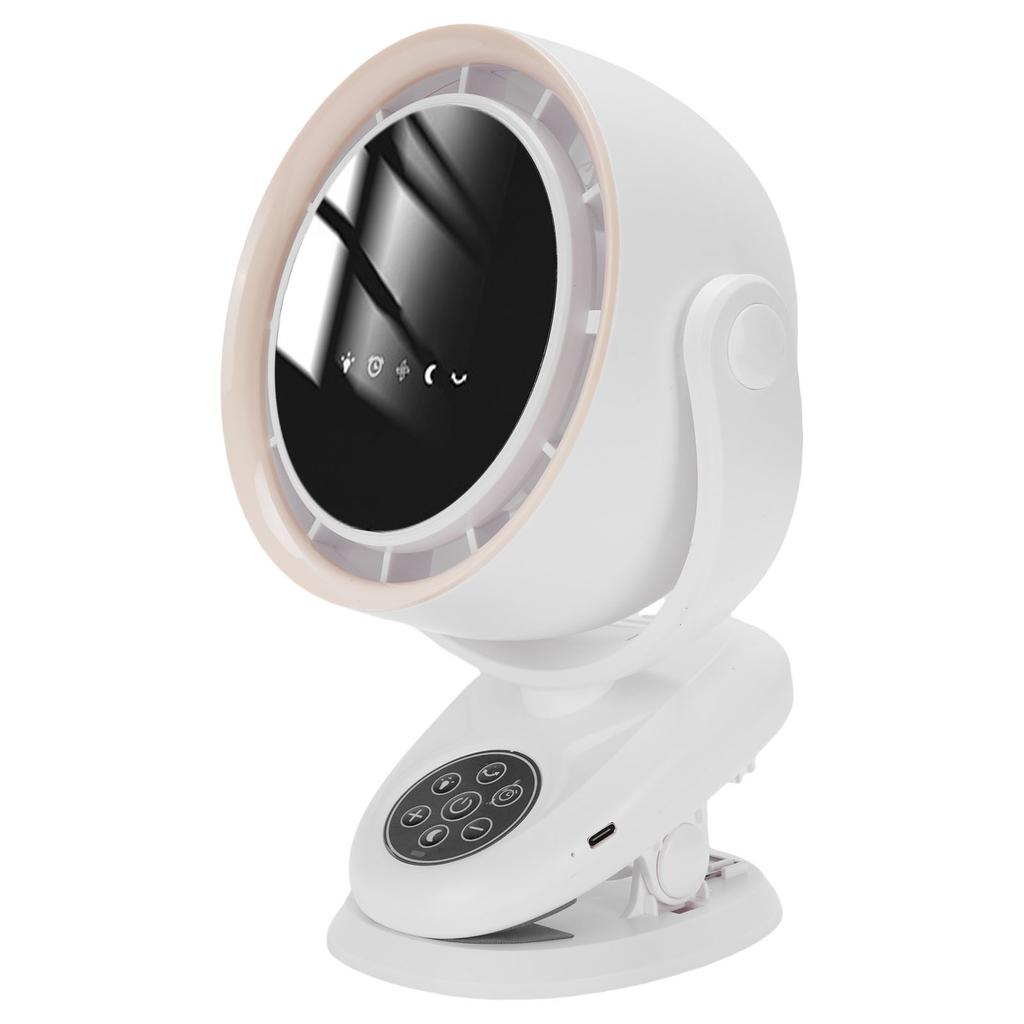 Fan with Clamp Night Light Timer Remote Control Auto Oscillating LED Digital Display 5 Speed