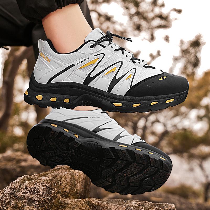Outdoor Hiking Sports 2025 New Summer Casual Men's Breathable Me Upper Rubber Outsole Comfortable Round Toe Sports Shoes