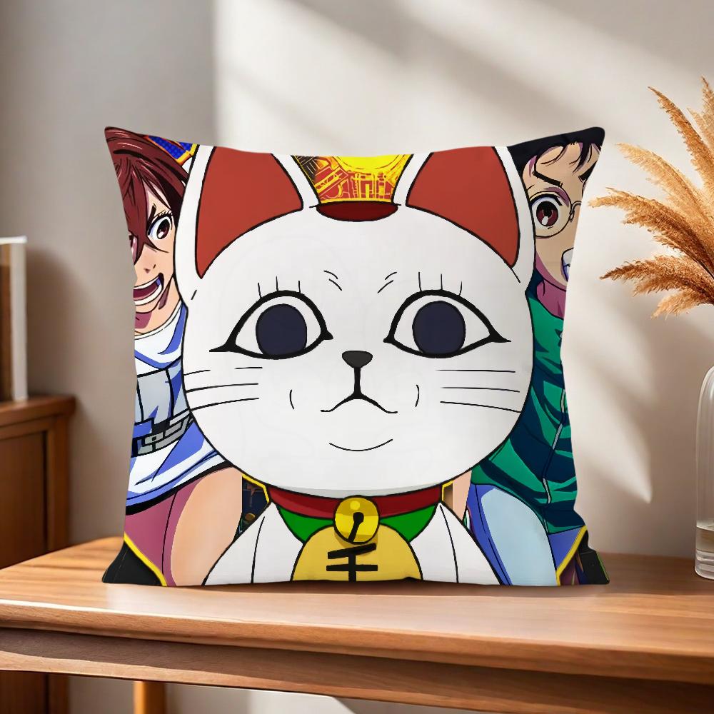 Manga anime T-Turbo Granny cat Comfortable soft Pillow Case for Sofa Living Room Home office Decor and Protective Covers