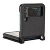 Applicable To Samsung Z Flip4 Folding Screen Mobile Phone Case Card Wallet ZFlip3 Mobile Phone Leather Case One-piece Lychee Pattern