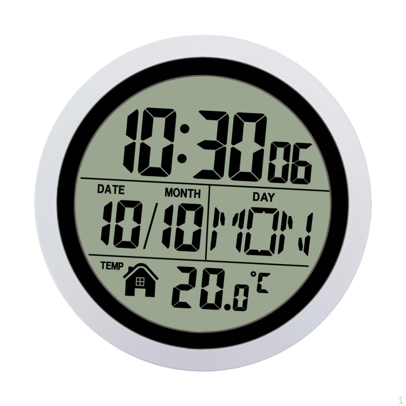 

Компактные цифровые часы для душа, настенные часы для жилого пространства серебряный