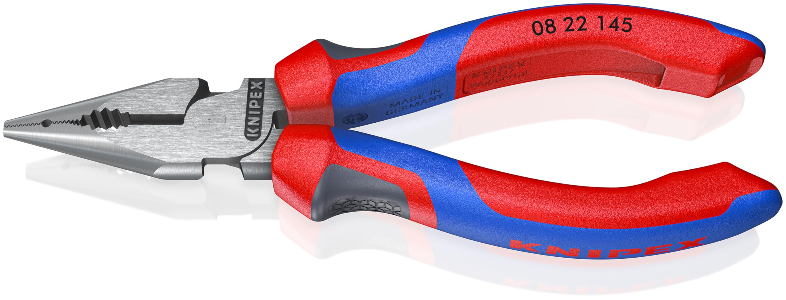 KNIPEX Needle Nose Comfort 0822145 Pliers, 145mm, Handle,