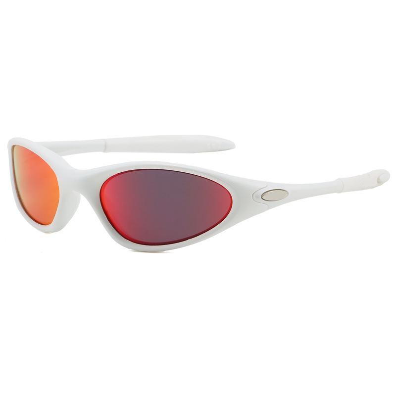 European and American sunglasses for men and women TR Retro Oval Frame Outdoor Cycling and Driving Sunglasses minute