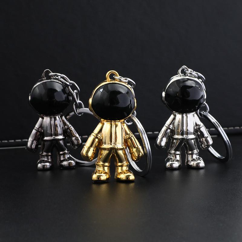 Metallic Astronaut Stylish Keychain Charming Gift For Business And Promotions
