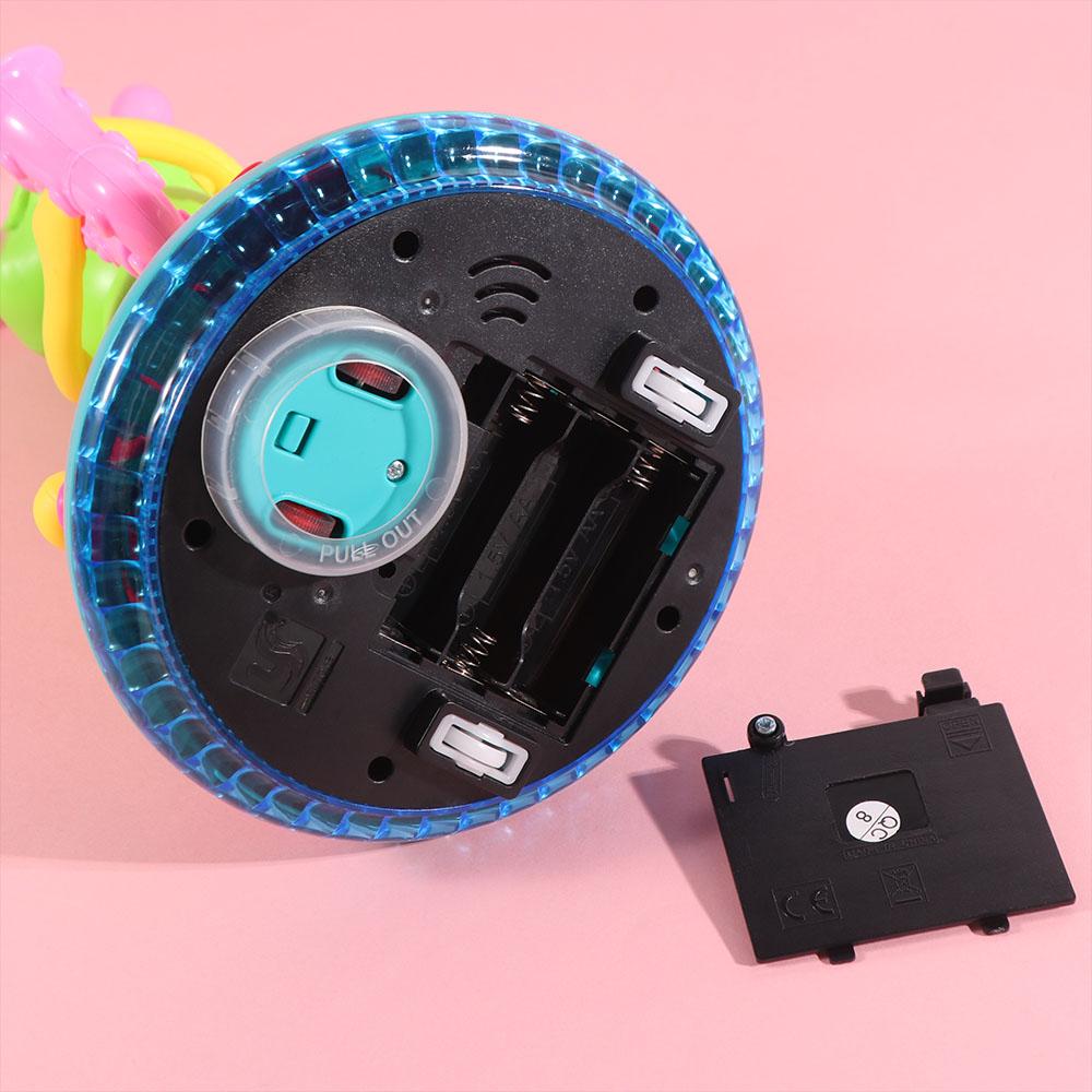 Interactive Saxophone Caterpillar Toy LED Dancing Caterpillar Toy Electric Music Toy Birthday Gift