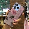 Fashion Design Soft case Phone Case For ZTE Blade A73 4G/V50 Smart Silicone Lanyard Shockproof Back Cover Dirt-resistant