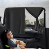 Auto-Sonnenschutz für die Heckscheibe: UV-Schutz, Wärmeisolierung, Lichtdurchlässigkeit, Sichtschutz und Lichtblockierung für Kinder.
