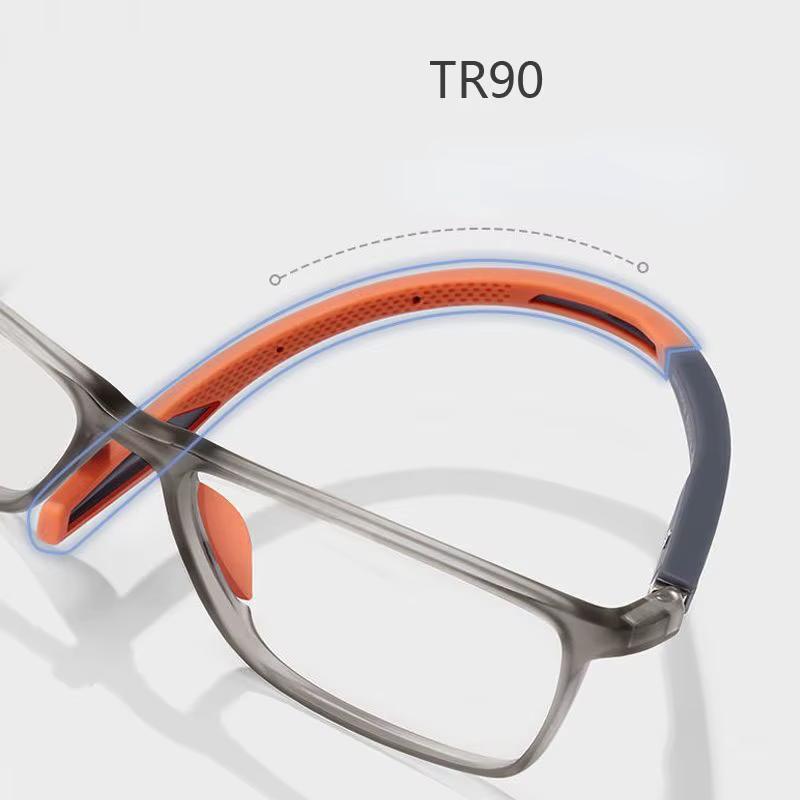 3 PCS Fashion TR90 Reading Glasses for Men Spring Leg Sports Presbyopia Glasses Anti Blue Light Glasses +100 ~+400
