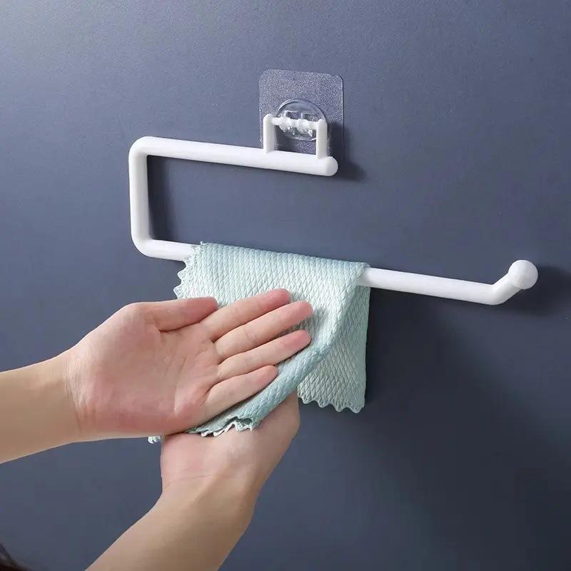 Bezprzewierceniowy, ścienny uchwyt na kuchenny ręcznik papierowy i półka do przechowywania - Darmowa wysyłka dla nowicjuszy 1.23