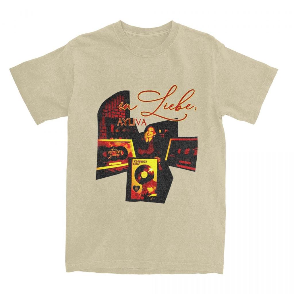 Ayliva Cool Singer Tour T Shirt Men Y2K Basic 100 Cotton T Shirts Summer Round Neck Hippie Tee Shirt Loose Big Size Tops