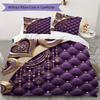 Gorgeous Heart Pattern Bedding uilt Set uilt Cover Pillowcase Home Decoration Birthday Gift (1 * duvet cover + 2 * pillowcase  without core)