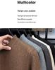 Herren-Jacquard-Rundhalspullover, Wintermode 2025
