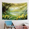 VIKAMA Spring Floral Tapestry Art Decoration for Living Room Sofa Feature Wall Room or Guesthouse Hanging Decoration