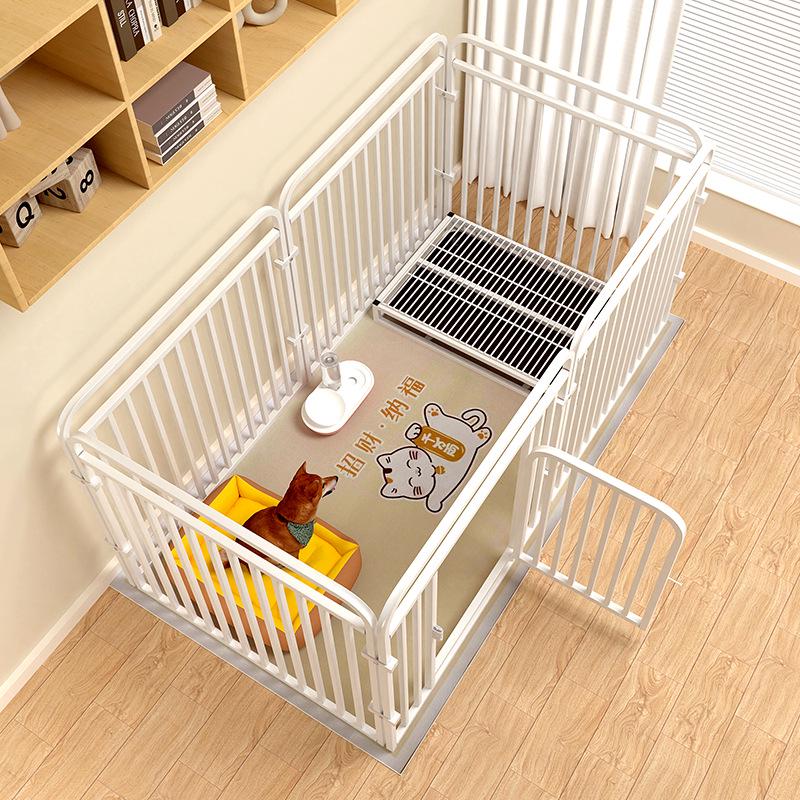 Indoor Pet Dog Fence and Kennel for Small to Medium Breeds