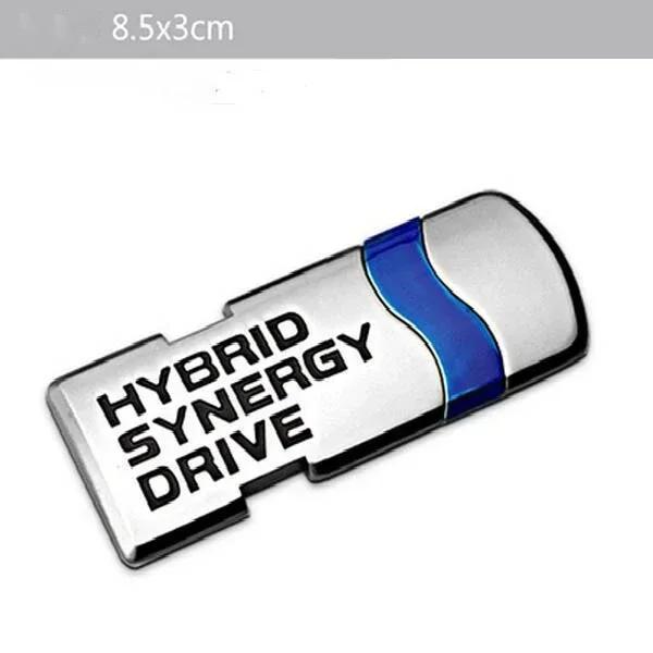 Hybrid ABS Emblem Sticker Rear Tail Badge Logo for Toyota Camry RAV4 Prius Corolla Highlander Avalon C-HR Yaris Car Accessories