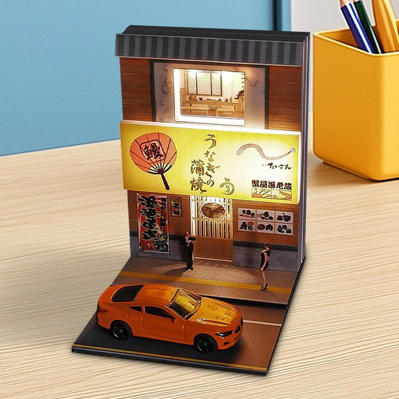 1/64 Tavern Restaurant Model Scene with Lamp Version Simulation Model Scene Decoration Collect (Excluding dolls and car models)