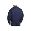 Nike Sportswear Swoosh Solid Color Zip Collar Long Sleeve Cotton Jacket Men Jacket Deep-Navy FV6152-410