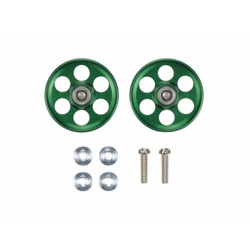 

Tamiya Mini 4WD Special Edition HG Lightweight 19mm All-Aluminum Bearing Roller, Green (Product Number: 95607)