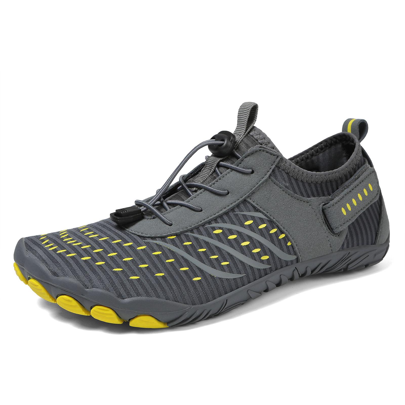 

Обувь для воды для мужчин, унисекс, пляжная обувь для плавания, быстросохнущие аква-носки, обувь для бассейна для серфинга, йоги, водной аэробики, босиком, аква-обувь, походная обувь для плавания EU:41 серый