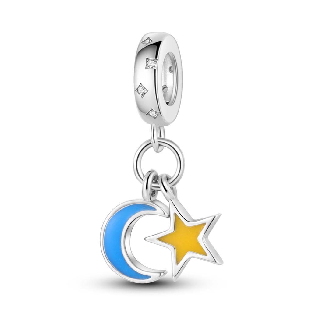 925 Silver 12 Constellation Luminous Charms Fit Original Bracelet Cancer Scorpio Aquarius Taurus Virgo Pisces