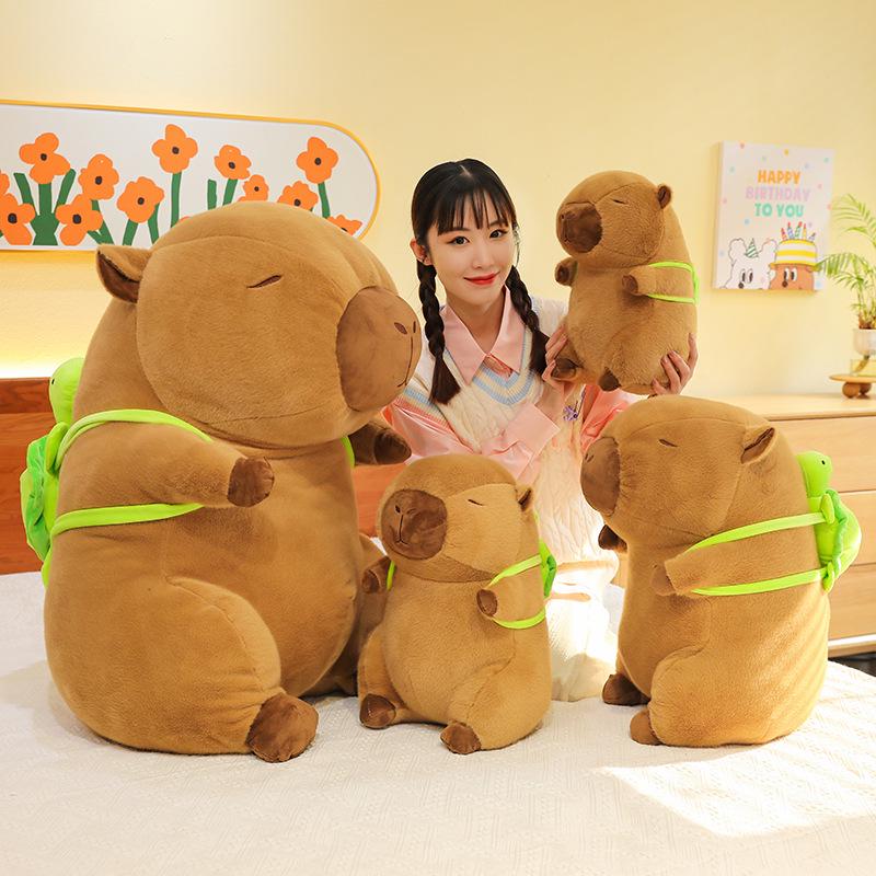 

Turtle Capybara Plush Doll - Sleeping Pillow & Claw Machine Toy 30 cm