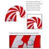 Holiday Party Hat Stripe Hat Mask Candy Cane Costume Christmas Elf Hat Christmas Candy Outfit Halloween Cosplay Costumes