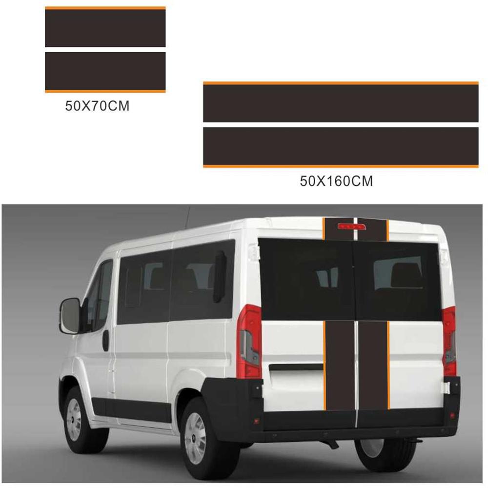 Samolepka na auto Vinyl Racing Stripes Decal vhodný pro auto nebo nákladní auto Van Decor DIY Kit samolepky