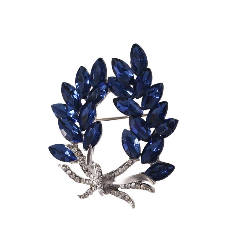 Korean Classic Pearl Brooch: Luxury Wheat Ear Shawl & Jacket Accessory for Women