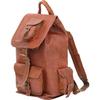 Genuine Goat Leather Vintage Backpack Travel Bag Rucksack Men's Laptop