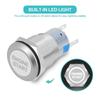 12V Waterproof Ignition Starter Switch Zinc-Aluminium Zinc Zinc Alloy Horn Button Switch  Motorcycle Use