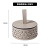 Luxury PU Leather Storage Box & Tray with Cover Handle Multi-functional Organizer for JewelryCompartment Cosmetic Organizer