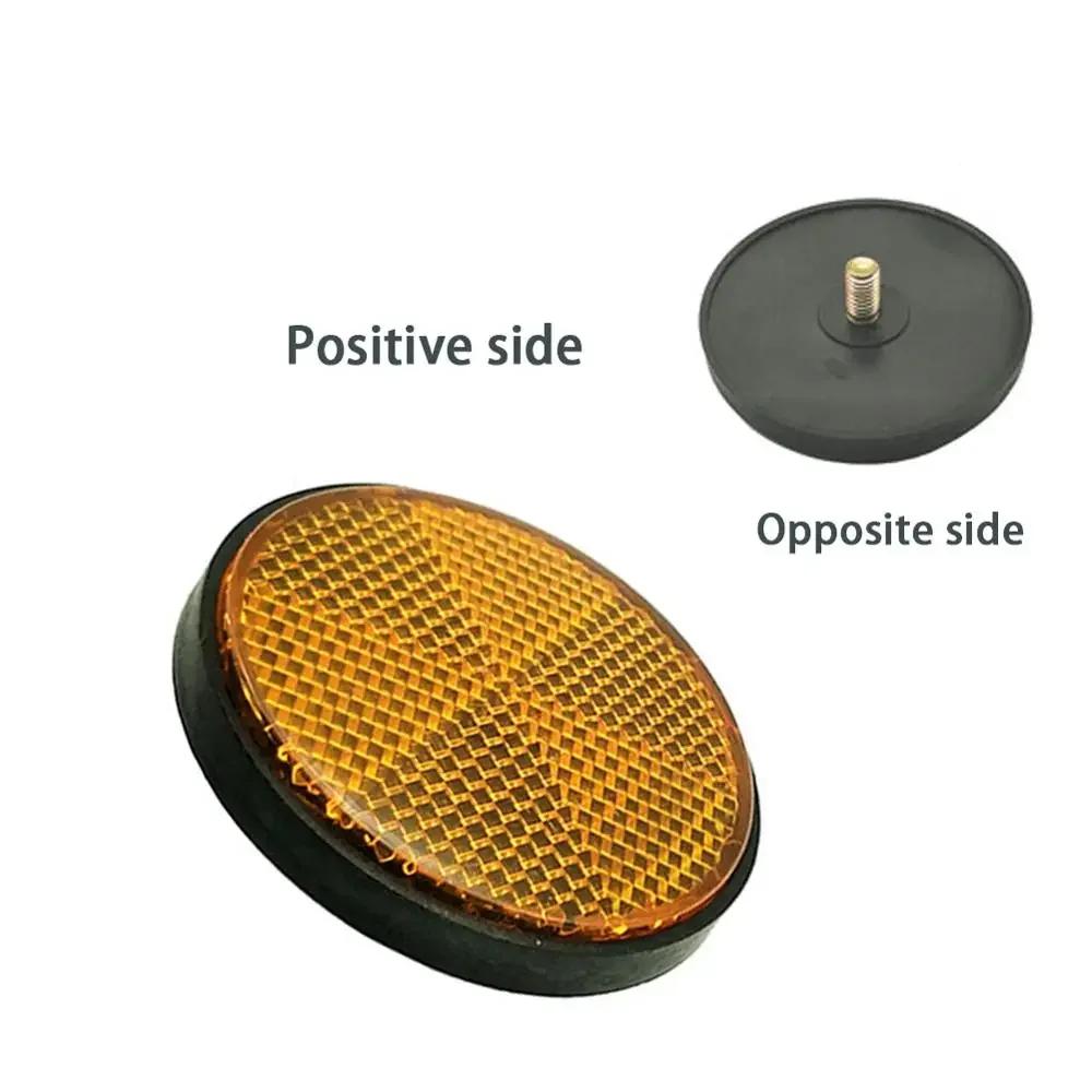 Motorcycle Rectangle Reflective Warning Strip Sticker Bike Scooter Quad Caravan Lorry Screw On Safety Reflector Stickers Decals