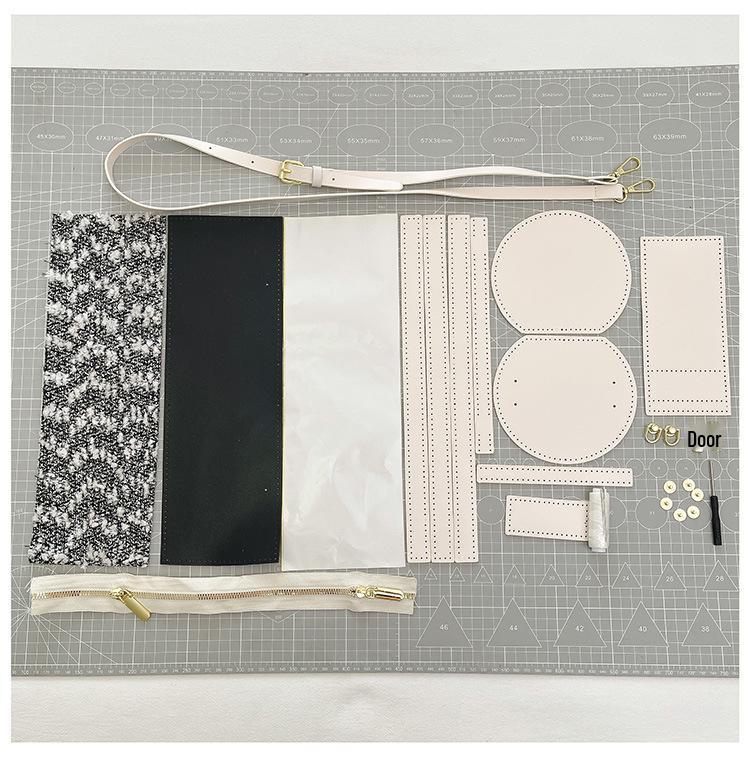 

2025 Handmade DIY Women s Bucket Handbag - Early Autumn Shoulder & Crossbody Customizable Fabric