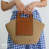 VITAFELICE Women's Paper Basket Tote Bag (NSB-30299Z) (Brown)