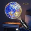 Creative Starry Sky Night Light: Earth and Moon USB Projection Atmosphere Light.