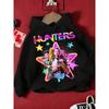 KPop Hunter Rumi Derpy Cartoon Girls Boy Hooded Sweatshirt Warm Children's Wave Fashion Casual Tops Casual Girls Clothing