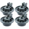 611475 Dishwasher Lower Dishrack Wheel Assembly - Gray, Fit for Bosch Replace #bsh-00611475 1559847 AH3477735 AH8727387 4 Pack
