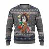 Demon Slayer 3D Print Casual Base Layer Shirt Christmas Loose Crew Neck Sweatshirt 0054