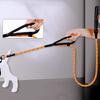 Dog Leash Reflective Dogs Leashes Double Leashes for Dog Walking Nylon Rope 150cm Comfortable Handle Dogs Leash Pet Chain Leads
