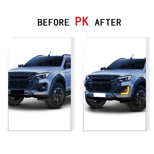 

Pair of 2023-2024 Isuzu D-Max Dual-Color Daytime Running Lights None