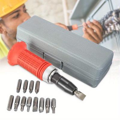 Multi-purpose Impact Screwdriver Set Driver Carbon Steel Multi Bits Hammer Socket Repair Kit Storage Box Screwdriver Head Set