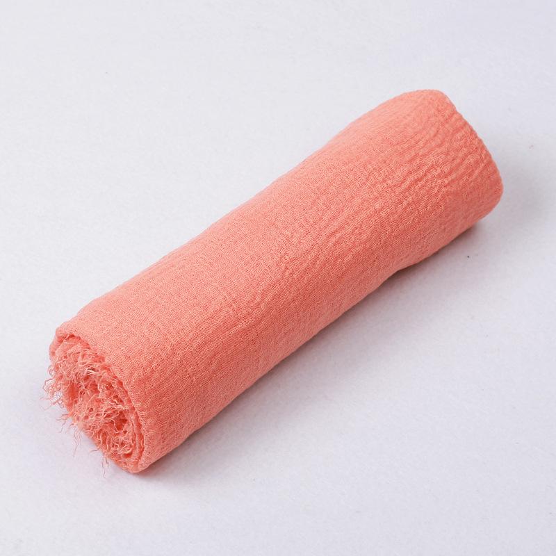 180*90cm Women Muslim Crinkle Hijab Scarf Femme Musulman Cotton Linen Solid Headscarf Islamic Hijab Shawls and Wraps