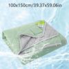 New Double Sided Cooling Blanket Skin-Friendly Cold Effect Conditioning Quilt Solid Color Lightweight Cooler Quilt Spring Summer